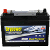 Dual Purpose AGM Battery for Starting and Deep Cycle Applications Drypower 12CB800 12V 800CCA 100Ah