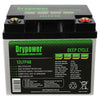 Drypower 12.8V 47.6Ah lithium iron phosphate (LiFePO4) rechargeable battery