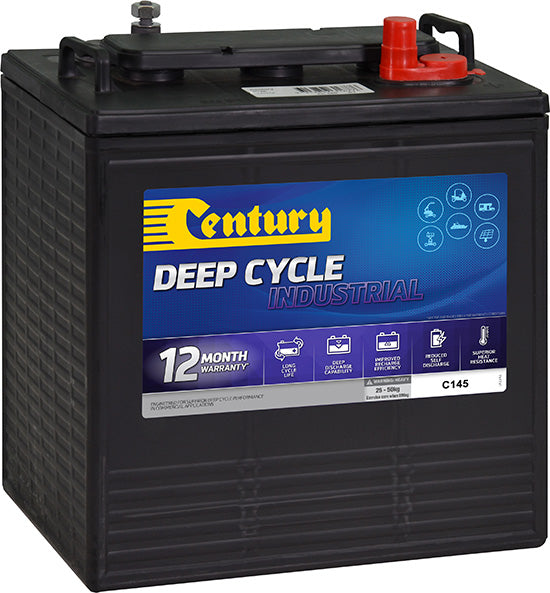 Century Industrial Deep Cycle Battery C145 - 260Ah, 6V