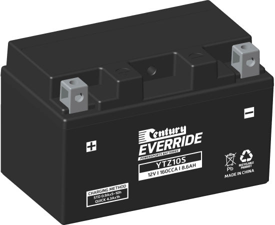 Century YTZ10S EverRide Hi Performance AGM Motorcycle