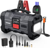 SUPER SALE ! 4000A ZUKAKA 12V Jump Starter & Air Inflator 150 PSI ,4000A Peak 26800mAh Battery Starter Up to All Gas and 8 L Diesel Engine 12V Auto Jump Starter Box Power Bank with USB and Type C Port Jump Box with LED Light