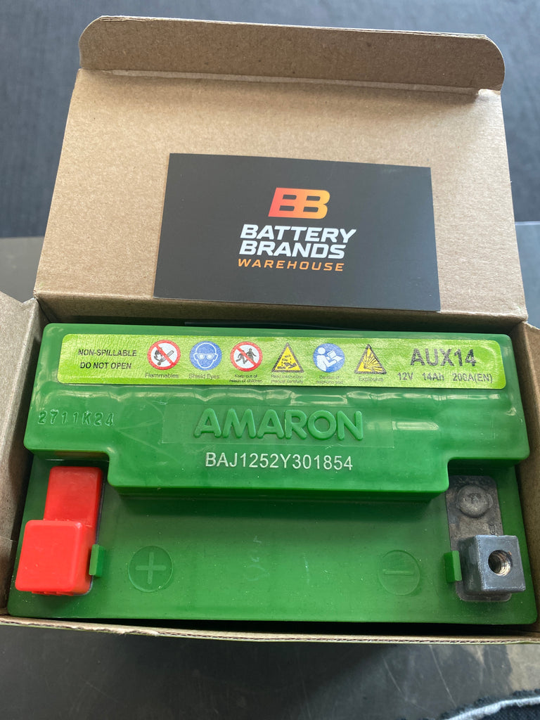 MERCEDES AUXILIARY BATTERY AUX14 AMARON A 000 982 96 08 / A211 541 0001 12V / 200AH