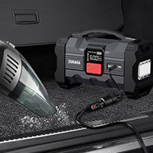 SUPER SALE ! 4000A ZUKAKA 12V Jump Starter & Air Inflator 150 PSI ,4000A Peak 26800mAh Battery Starter Up to All Gas and 8 L Diesel Engine 12V Auto Jump Starter Box Power Bank with USB and Type C Port Jump Box with LED Light