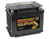 SuperCharge GoldPlus MF55H 12V 680CCA battery with 125 RC & 75Ah. Maintenance-free, durable, and backed by up to 50-month warranty for private use.