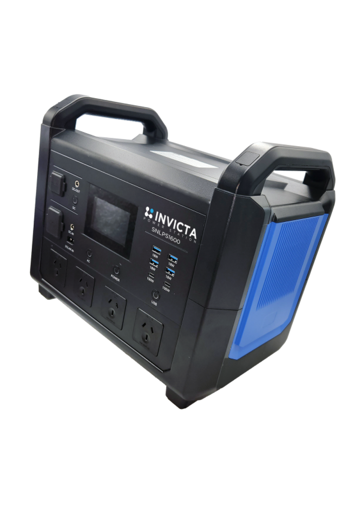 Invicta Lithium SNLPS1600 1600W INVERTER Power System 12V 116AH Deep Cycle