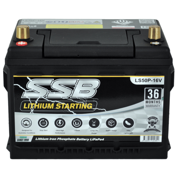 Super Start LS50P-16V Lithium Starting Battery – 16V, 1400CCA, 60Ah Ultra-Lightweight LiFePO₄