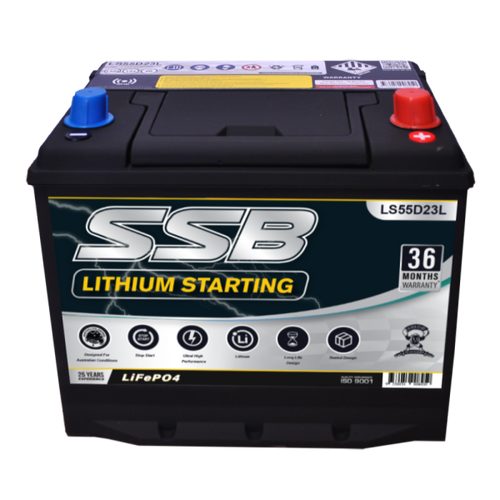 SUPERSTART LS55D23L 12 V Lithium Starting Battery – 60 Ah, 1400 CCA