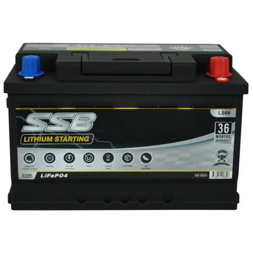 Super Start LS66 12V Lithium Starting Battery – 80Ah, 1440CCA