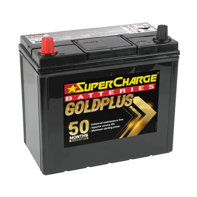 SuperCharge GOLD PLUS MF55B24R Japanese Automotive Car Battery NS60 MF / S55B24R / NS60 / MF 55B24R / 5240 / NX100-6MF / MF50B24R / 60DPMF / NS60 MF / SMFNS60R / B33 / NS60 MF / 5240