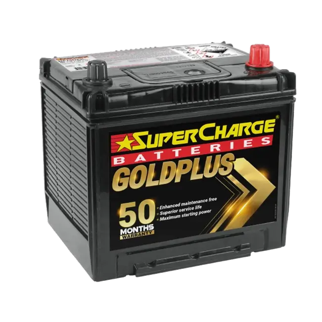 SuperCharge GOLD PLUS MF75D23L Japanese Automotive Car Battery 55D23L / 55D23CMF / S55D23 / AD55D23L / 2544 / 359 / EN55D23LMF / 323 / 423 / 55D23 / MF75D23L / SMF55D23L / X55D23CMF / D47 / 5543 / 7231