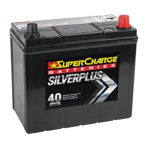 SuperCharge SILVER PLUS SMFNS60LS / NS60LS / NS60LSMF / X60CMF / S55B24L / 22NF-330D / 5242 Japanese Automotive Car Battery
