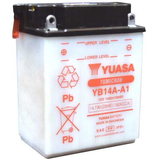 Yuasa YB14A-A1 Yumicron Motorcycle