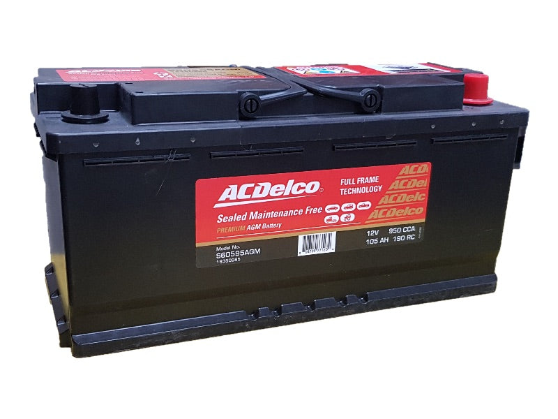 AC DELCO S60595 AGM / DIN AGM START / STOP BATTERY / LN6 AGM / LN6