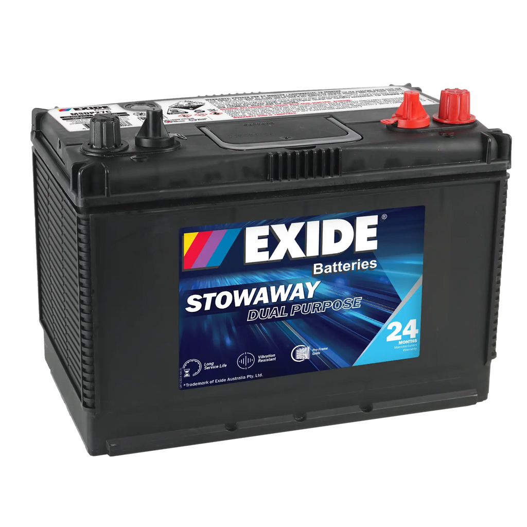 EXIDE Stowaway MSDP27C / HCM750L Marine Dual Purpose Battery