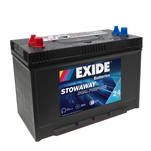 EXIDE Stowaway MSDP31  / C30HH / MFM87 / M31SMF900 / HCM31SMF / 5862 Marine Dual Purpose Battery