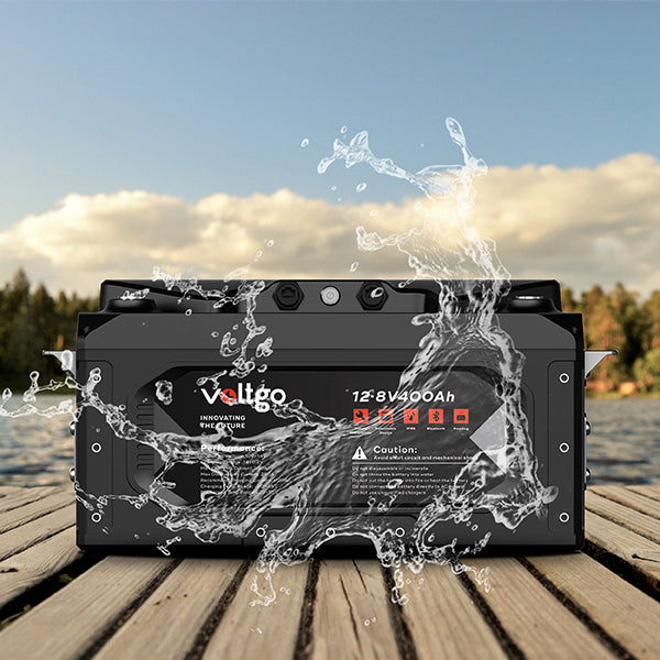 VoltGo Elite 12.8V 400Ah LiFeP04 Battery w/Bluetooth, Comms, SoC