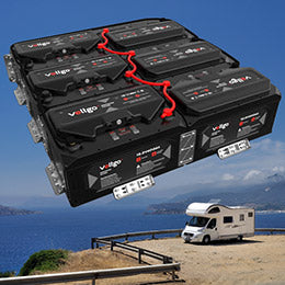 VoltGo Elite 12.8V 400Ah LiFeP04 Battery w/Bluetooth, Comms, SoC