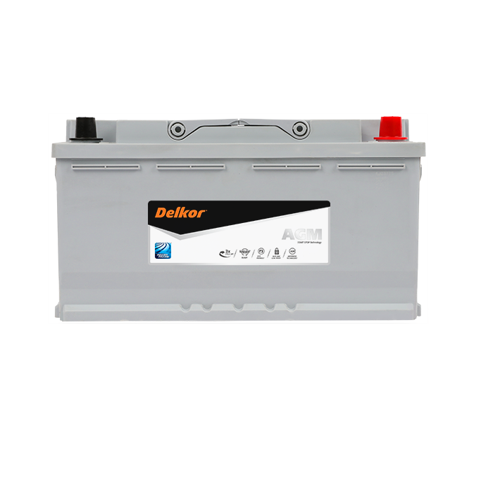 Delkor LN5 (DIN85LH) 12V 900CCA AGM /G14 LN6 605 901 095 / SSAGM88EU / MF99HSS / DIN88 AGM /  DIN88LHAGM S59590AGM - LN5 3888 LN5 SA 59520 SSAGM-88EU - MF88HSS  DIN85LH AGM  Start/Stop Batter