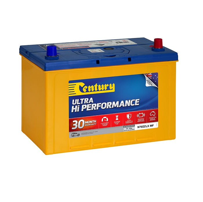 Century Ultra Hi Performance 4WD Battery N70ZZLX / MFN70ZZL / N70ZZLMF / MF95D31L / AD95D31L / 95D31L / 27H-680 / SMF70ZZLX / XN70ZZLMF - batterybrands