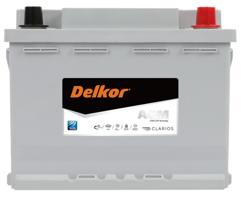 DELKOR AGM  LN3 / DIN65LH AGM /  5536 /  SA 57020 /SSAGM-66EU / MF66HSS / E39 / DIN65LH AGM - batterybrands