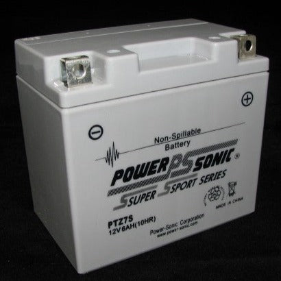 SuperSport AMG Motorcycle Battery PTX7LS-FS AGM -PowerSonic (Maintenance Free)