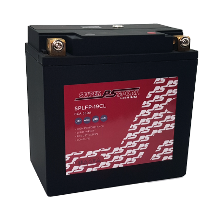 Motorbike Lithium SuperSport SPLFP-19CL 12v 550A 1.3kg Lithium (LiFePO4) Battery