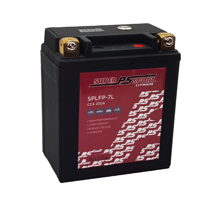 Motorbike Lithium SuperSport SPLFP-7L 12v 250A 0.7kg Lithium (LiFePO4) Battery
