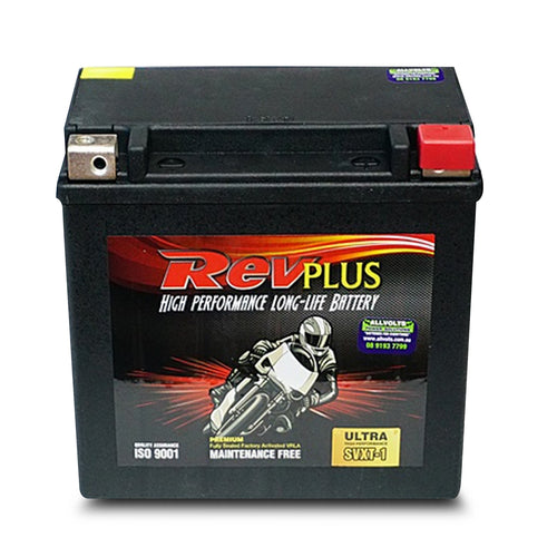 REVPLUS SVXT-1 VRLA ULTRA HIGH PREMIUM MOTORCYCLE BATTERY - batterybrands