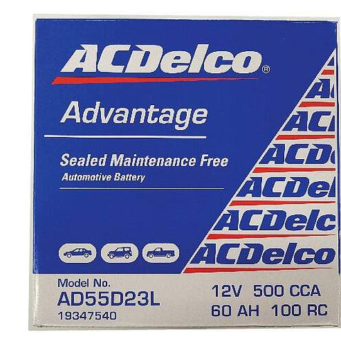 AcDelco BATTERY  AD55D23L /5D23L / 55D23CMF / S55D23 / 2544 / 359 / EN55D23LMF / 323 / 423  Passenger Battery - batterybrands