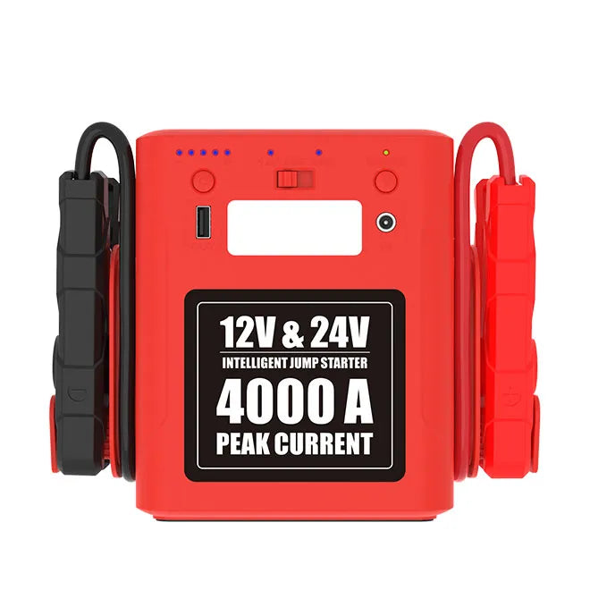 24V & 12V 4000A Truck Intelligent Jump starter 56000mAh