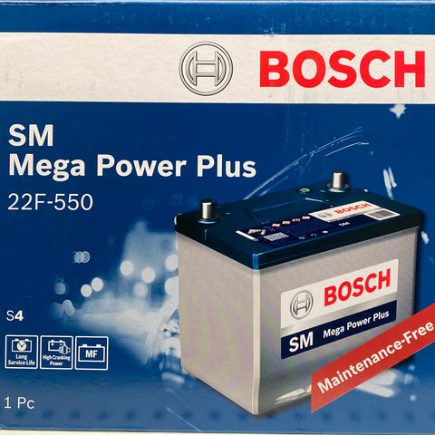 Bosch S4  22F-550 BATTERY MF50VT / X56CMF / 2502 / 2542 / 58VT / 68VT / SMF58VT - batterybrands