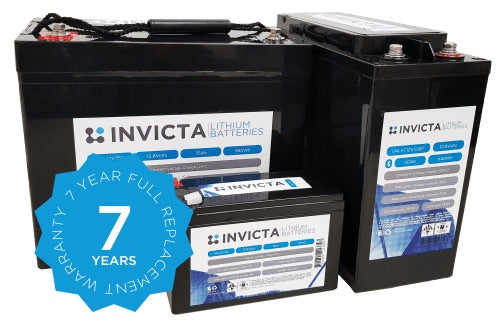 Invicta 12V 100Ah Lithium Battery with Bluetooth