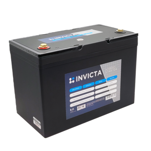 Invicta SNLHMAX 12.8V 80Ah 1400cca Hybrid Starter (LiFePO4) Battery