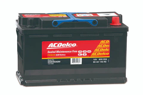 AC DELCO S59590 AGM / DIN AGM START / STOP BATTERY / LN5 AGM / LN5/ DIN85LHAGM / SSAGM88EU/ MF88HSS
