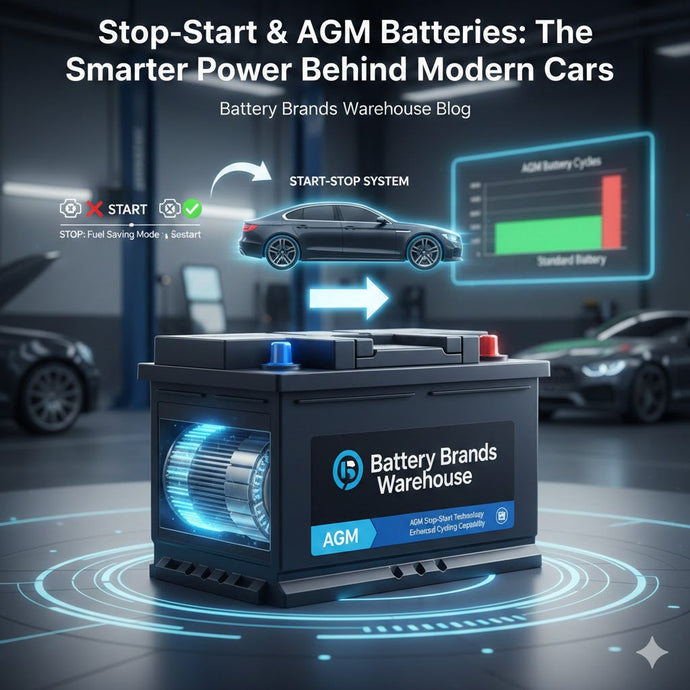 Stop-Start & AGM Batteries: The Smarter Power Behind Modern Cars