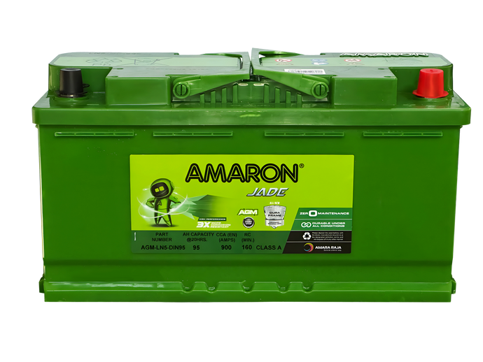 Amaron high performance batteries now in stock.