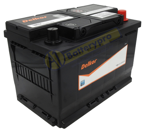 DELKOR 58012 12V 770CCA 80AH HEAVY DUTY CALCIUM MAINTENANCE FREE BATTERY