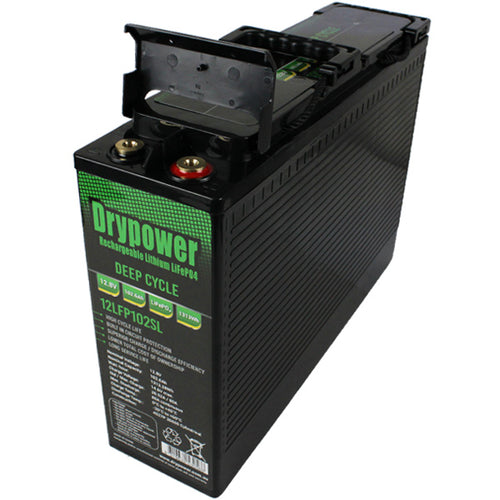 Drypower 12.8V 102.6Ah front terminal lithium iron phosphate (LiFePO4) rechargeable battery