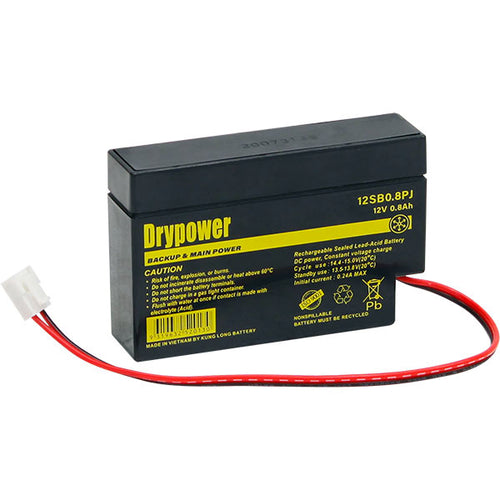 Drypower 12SB0.8PJ 12V 0.8Ah Sealed Lead Acid Battery