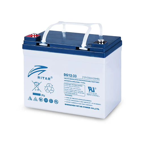 RITAR DG12-33 12V33AH DEEP CYCLE GEL BATTERY