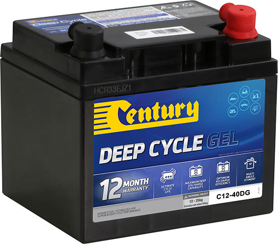 Century Deep Cycle Battery C12-40DG - 37Ah, GEL, 12V