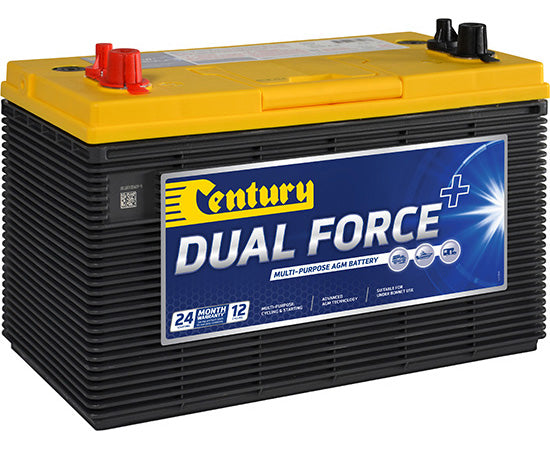 Century 12V 100Ah 950CCA AGM Dual Force+ Battery Century 31XMF 12V 100Ah 950CCA AGM Dual Force+ Battery