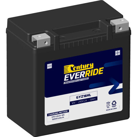 Century GYZ16H EverRide Heavy Duty AGM Batteries