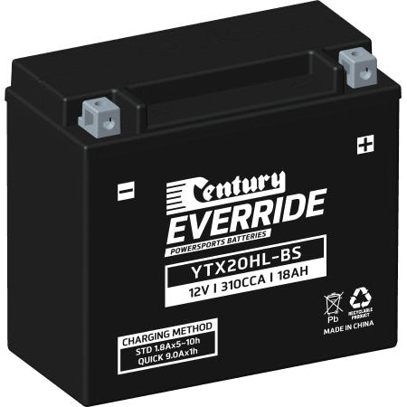 YTX20HL-BS Century EverRide Hi Performance AGM Batteries (Copy)