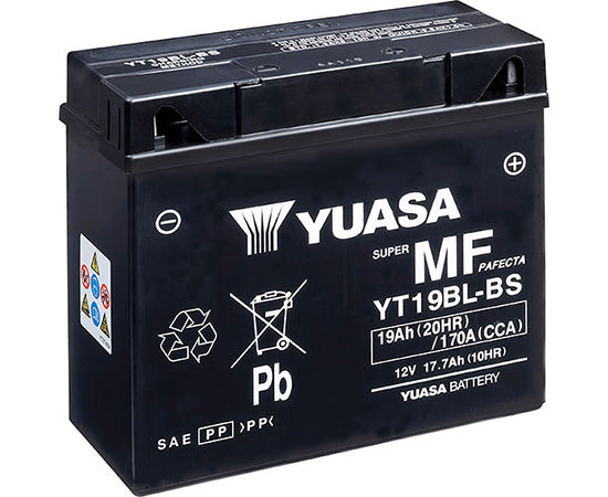 YUASA YT19BL-BS Maintenance Free AGM