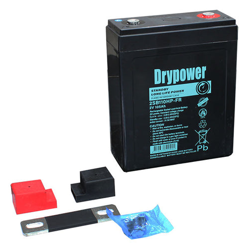 Drypower 2SB110HP-FR 2V 105Ah Long Life Standby AGM Battery