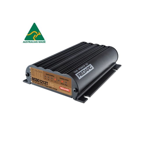 REDARC BCDC1212T LIGHT DUTY BATTERY CHARGER DC TO DC 12A -TRAILER BATTERY CHARGER - BCDC1212T