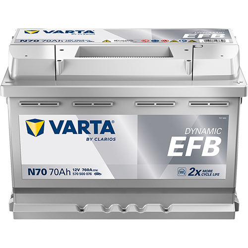 VARTA N70 DYNAMIC EFB 570500076