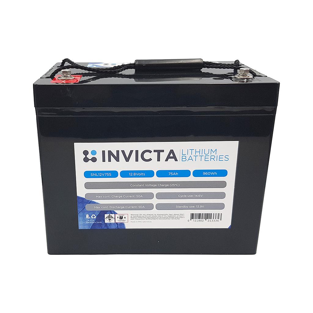 Invicta Lithium 12V75AH Bluetooth