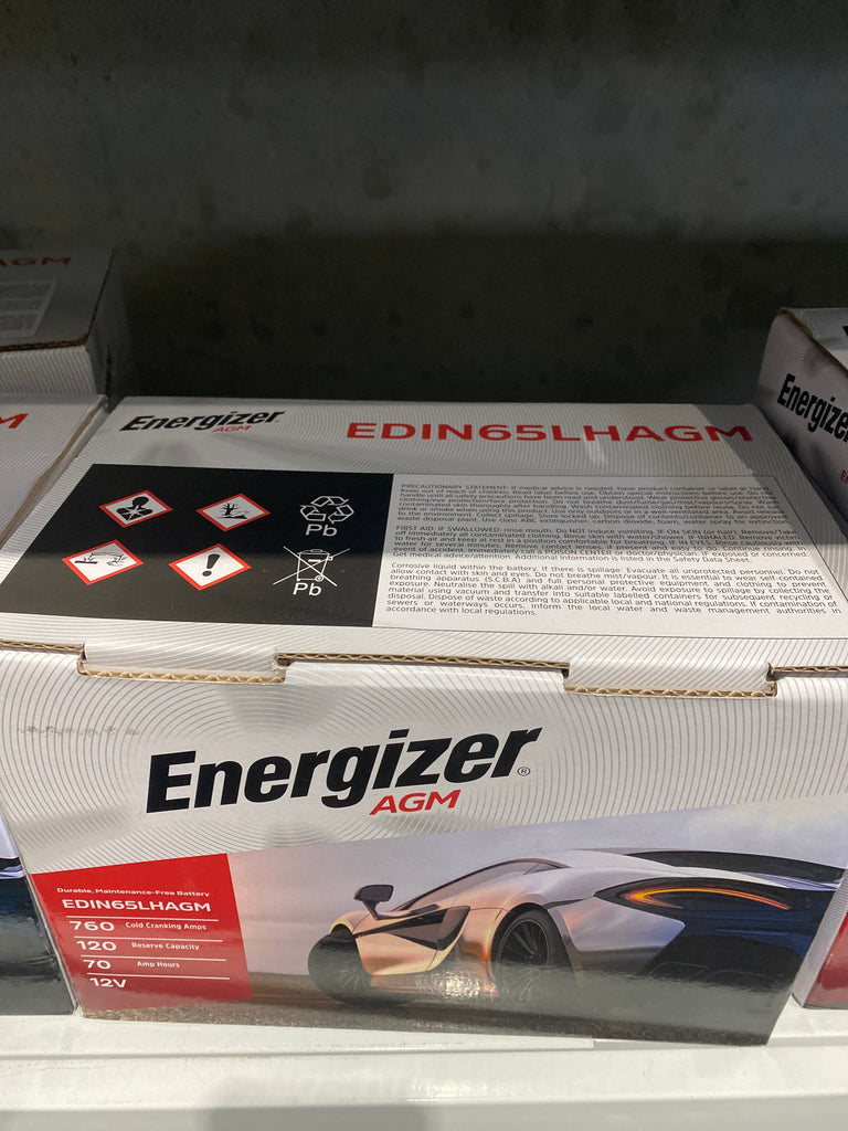 Energizer EDIN65LHAGM Start / Stop Battery for VW , BMW , Mercedes Benz and etc